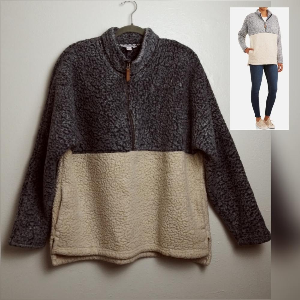 Casual Women's Snowtipped Jacket Blue Cove/Oatmeal Heather Size 1X(16W-18W